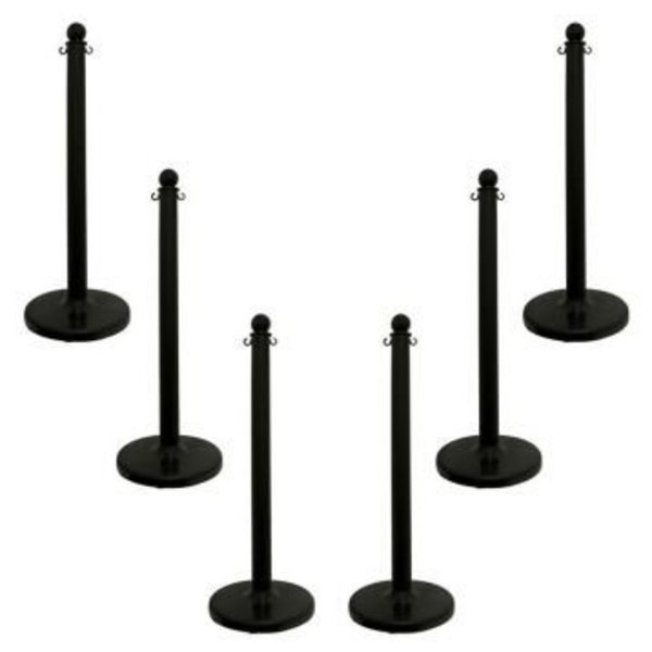 Accuform MEDIUM DUTY STANCHION POSTS COLOR PRC207BK PRC207BK